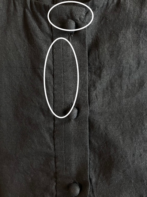 THRIFT / Muslin Khadi long Kurta Shirts M size