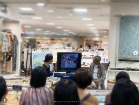 展示風景より「キヤリコとイシス 夏の更紗と服」