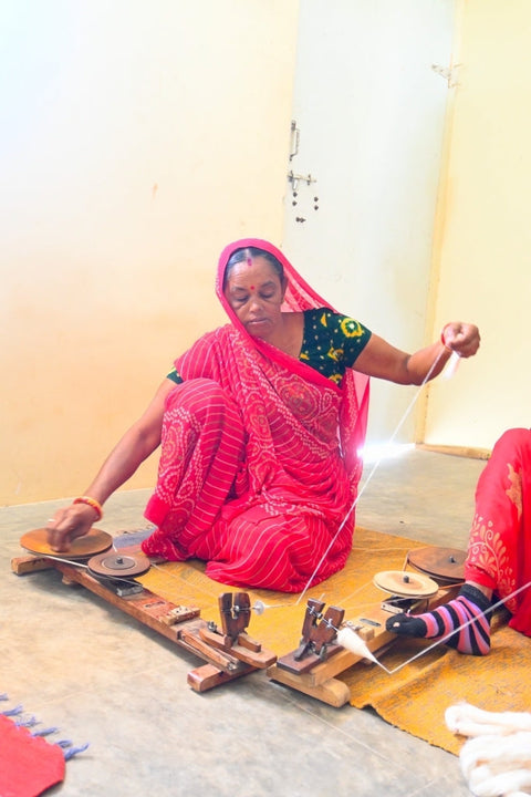 maku + CALICO : the ART of INDIAN VILLAGE FABRICS インド手仕事布の世界 2024 新春 at 蔵の中ギャラリー・マンリン書店（愛知）