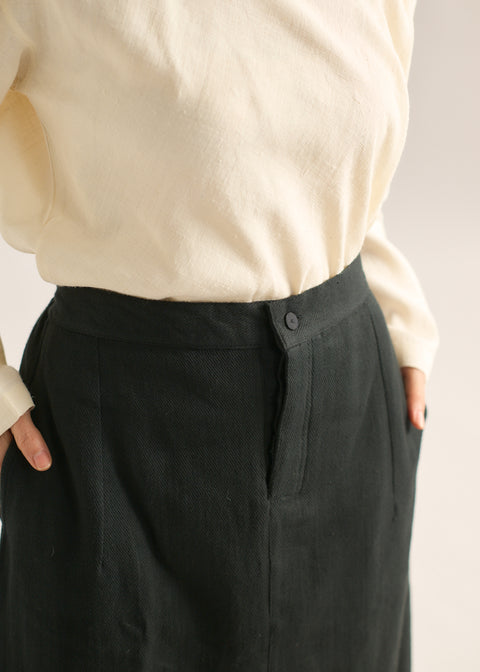 Denim Khadi Tight Skirt（2 colors）