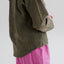 Petty charka Kalacotton Khadi V-neck Long Sleeve Top (3 colors)