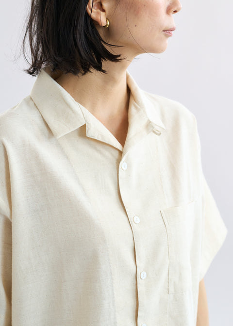 THRIFT / カルンガニコットン サマーシャツ Mサイズ