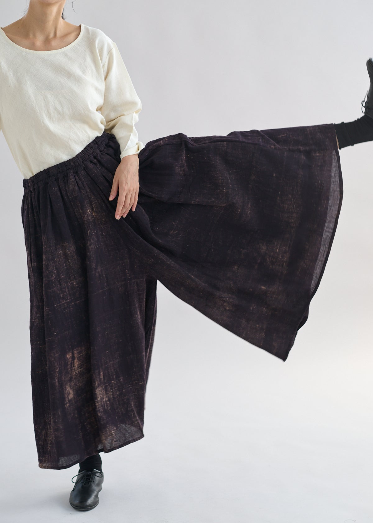 アンバーチャルカカラコットンカディ ブーミーパンツ（全4色