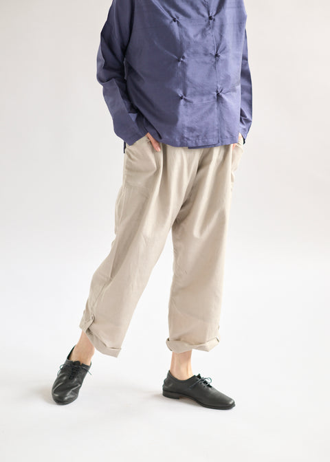 Cotton Silk Lon Pants