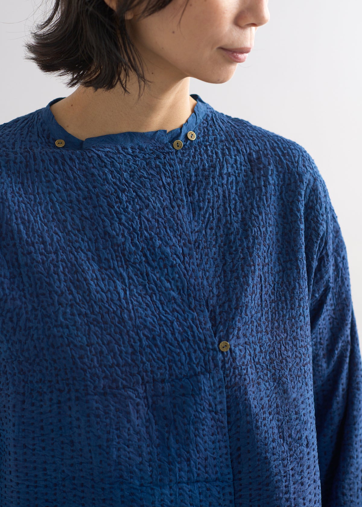 maku textiles クルタ　カディ/calico えみおわす　マキマロ maku textiles クルタ カディ/calico えみおわす マキマロ maku_India