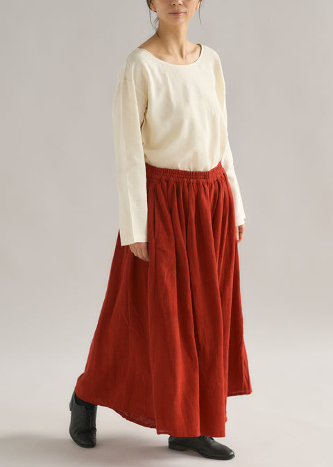 アンバーチャルカカラコットンカディ ブーミーパンツ（全4色）