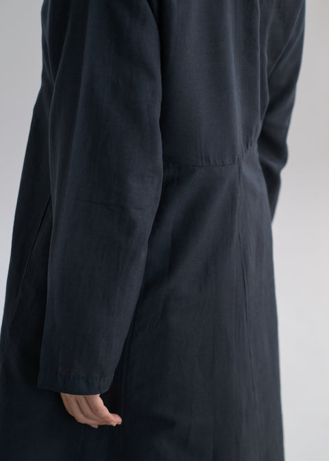 Handwoven Cotton Silk Cicada Button Jacket