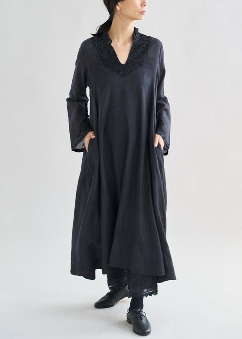 maku embroidered straight pants