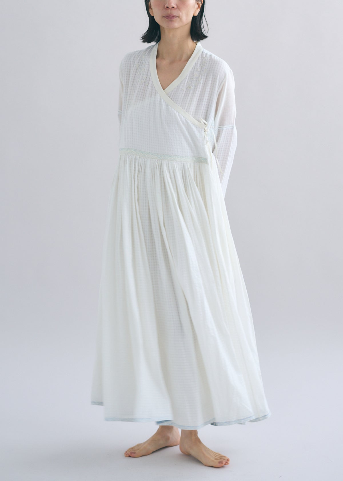 【新品未使用】MAKU textiles NOORドレス ワンピース　ホワイト MAKU マクの服 - DRESS – CALICO LLC