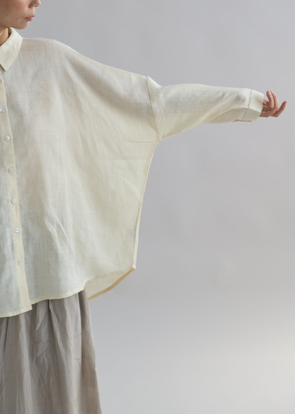 手織マッカシルク ルーズブラウス – CALICO LLC