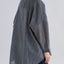 Handwoven Cotton Silk Two-tone Sari Check Loose Blouse