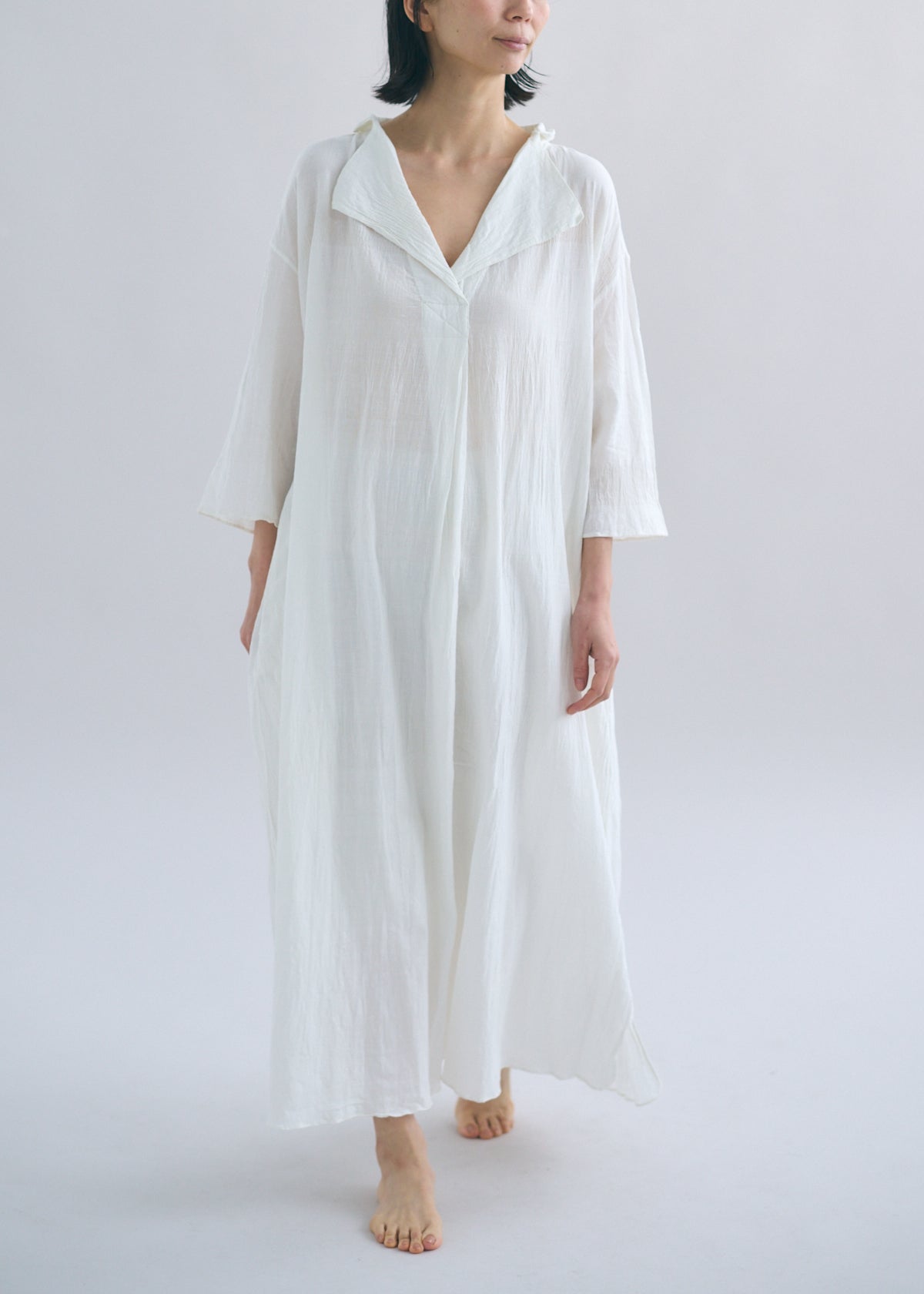 【新品未使用】MAKU textiles NOORドレス ワンピース　ホワイト maku NOOR（全3色） – CALICO LLC