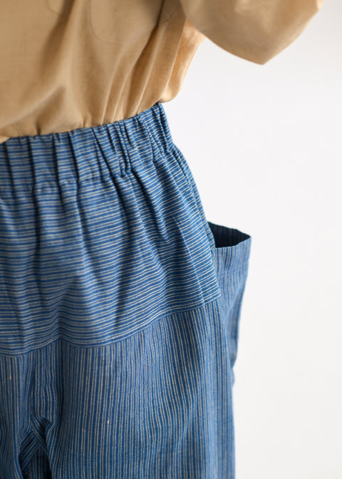 THRIFT/Cotton Silk Long Pants Size L