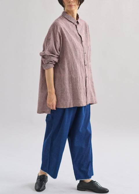 モデル身長159cm Indigo_WhiteMサイズ着用