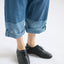 THRIFT/Natural dyed  kadhi kasuri stripe lon pants size M