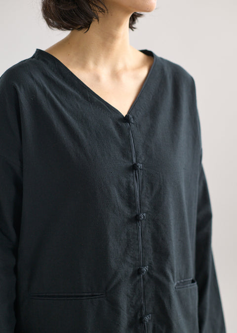 THRIFT/Cotton Silk Kin Tops M size
