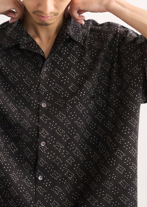 Ajrakh dye khadi Summer shirt