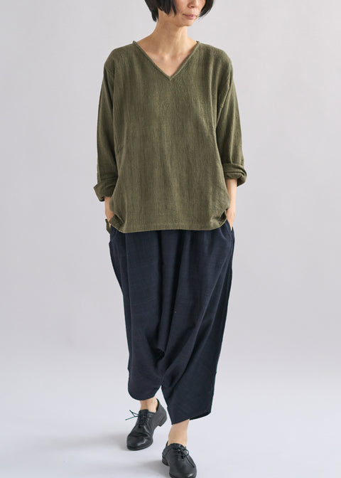 Handwoven Eri Silk Harem Pants (2 colors)