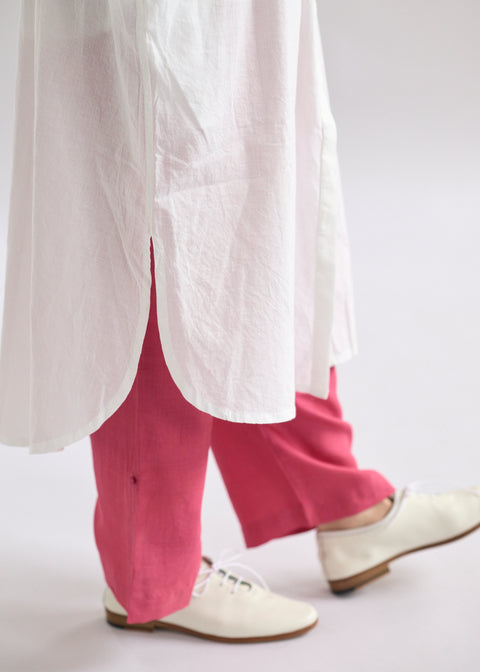 Naturally dyed Mulberry silk long pants