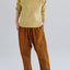 Petty charka Kalacotton Khadi V-neck Long Sleeve Top (3 colors)