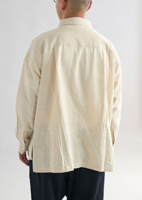 Ambar Charka Kala Cotton Long Sleeve Big Shirt