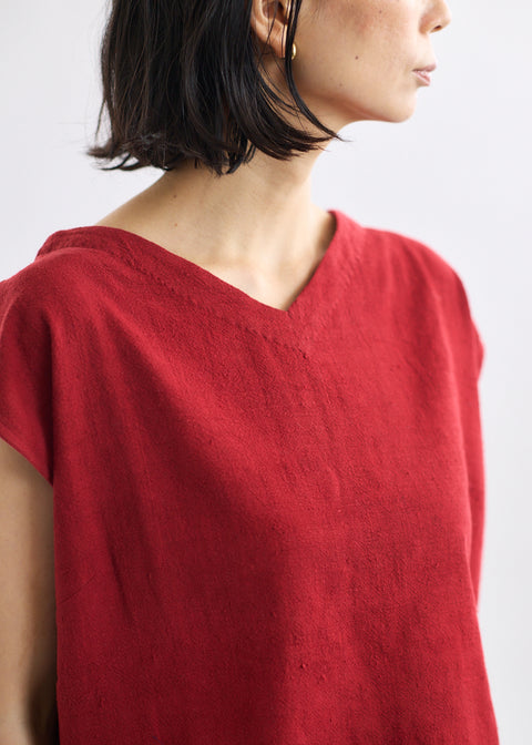 Kala Cotton Vneck Tops