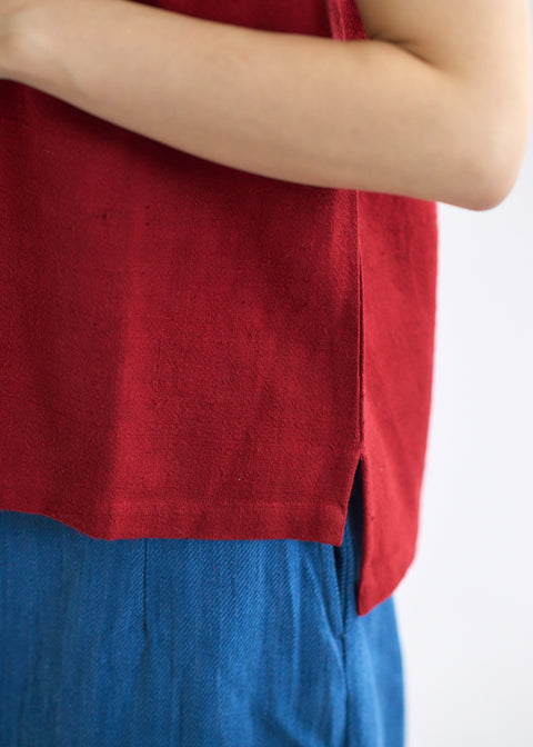 Kala Cotton Vneck Tops