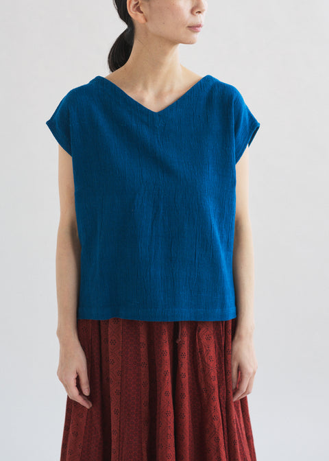 Kala Cotton Vneck Tops