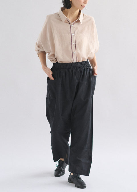 うっすらカディ ルーズブラウス