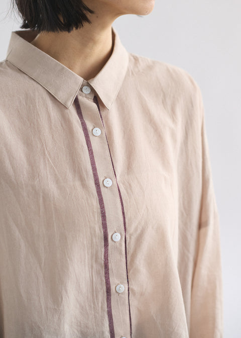 うっすらカディ ルーズブラウス