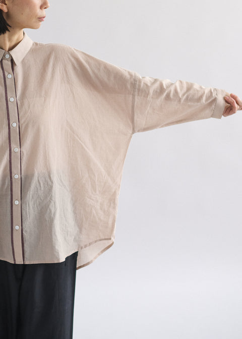 うっすらカディ ルーズブラウス