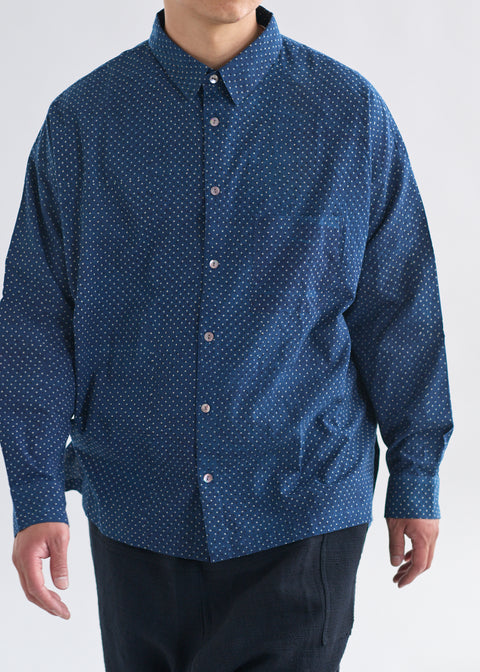 Ajrakh Dyed Long Sleeve Big Shirt