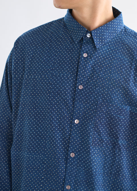 Ajrakh Dyed Long Sleeve Big Shirt