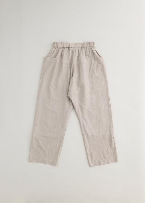 THRIFT/Cotton Silk Long Pants Size L