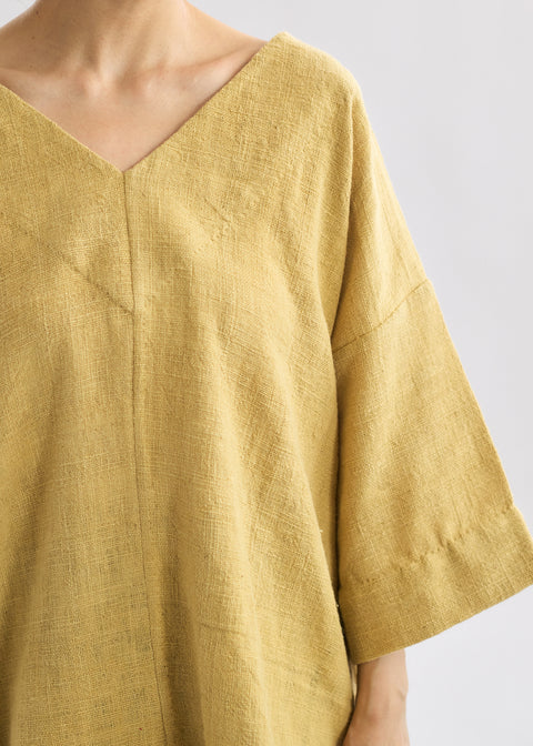 Petty charka Kala Cotton Khadi V-neck Over-the-Top (2 colors)