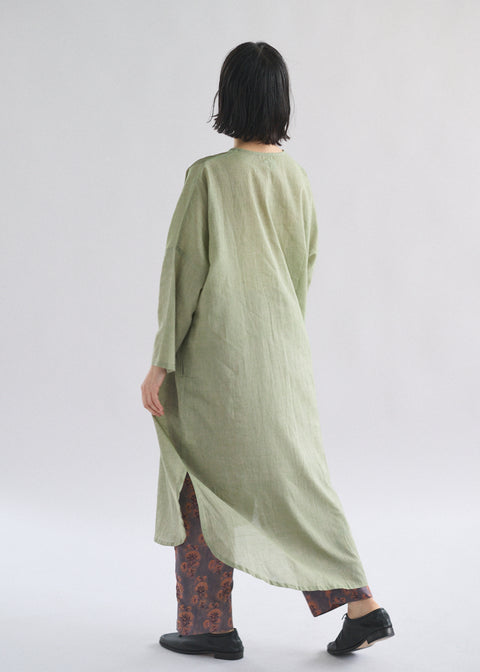 うっすらカディピンタックワンピース (全2色)