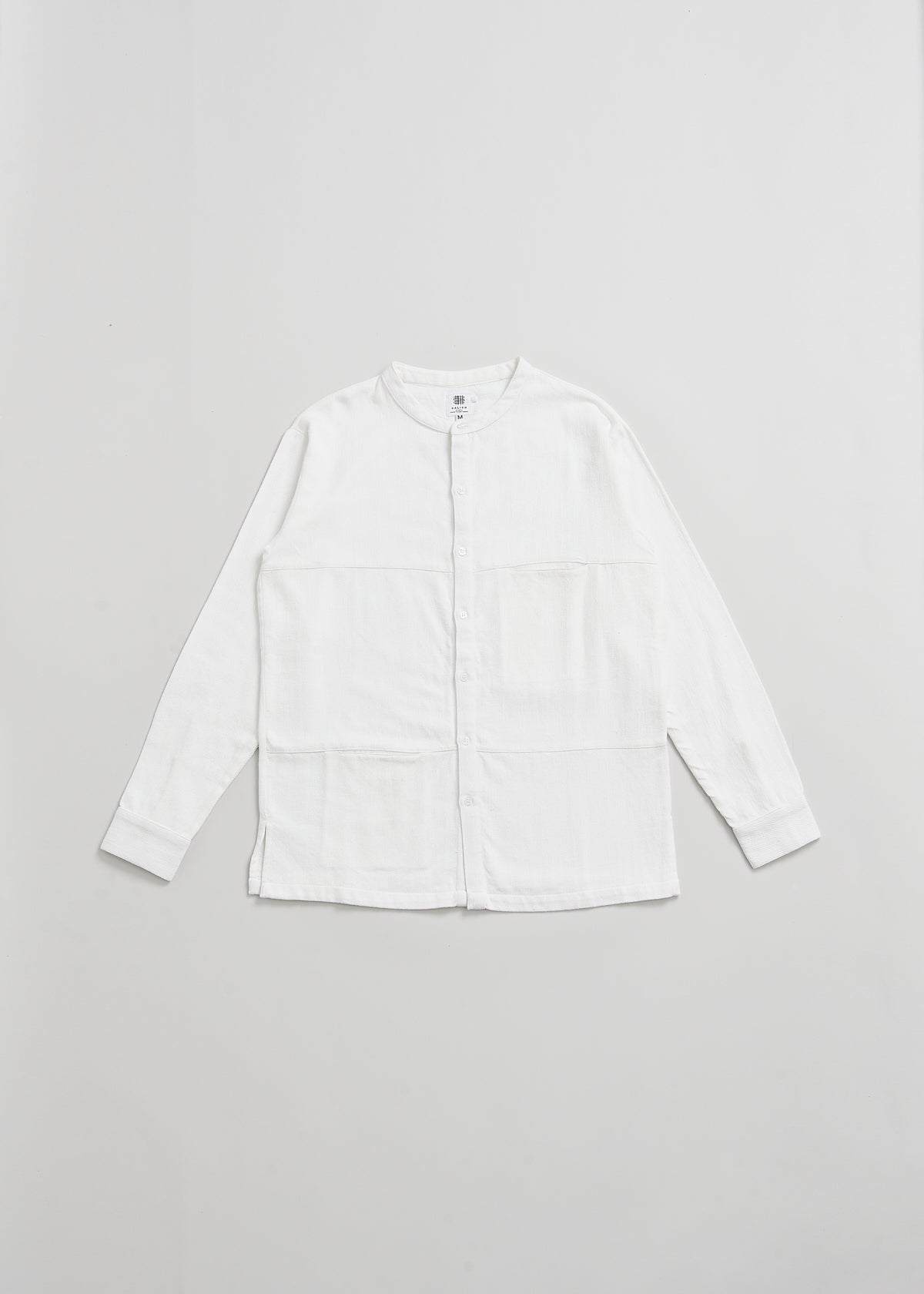 ナビィ　calico キャリコ　Vネック 長袖シャツ しっくりカディはぎシャツ| CALICO キヤリコ：インド手仕事布の世界