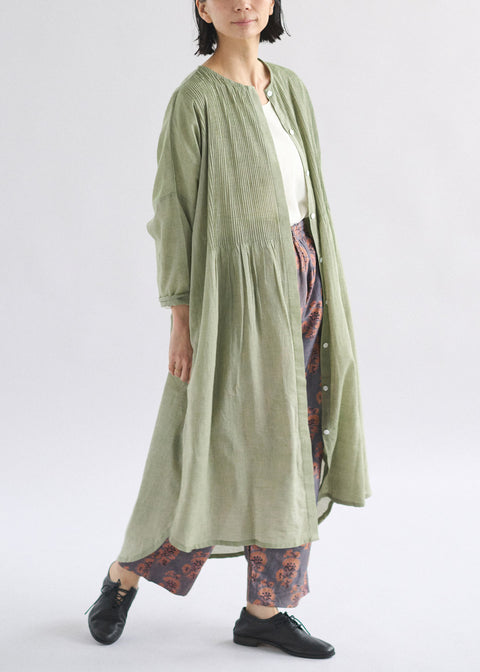 うっすらカディピンタックワンピース (全2色)