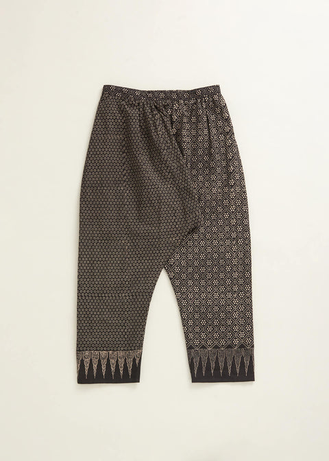 Ajrakh dyed sarouel pants