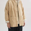 Naturally dyed Zero count Khadi short stand collar jacket