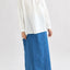Mock leno warp khadi loose blouse
