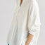 Mock leno warp khadi loose blouse