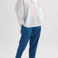 Rail stripe Loose blouse 