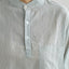 Fine Khadi Rail Striped Stand Collar Kurta Shirt