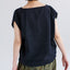 THRIFT / しっくりカディ 丸首トップス Black