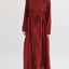 Ajrakh dyed soni dress with sheeta dot pattern