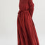 Ajrakh dyed soni dress with sheeta dot pattern