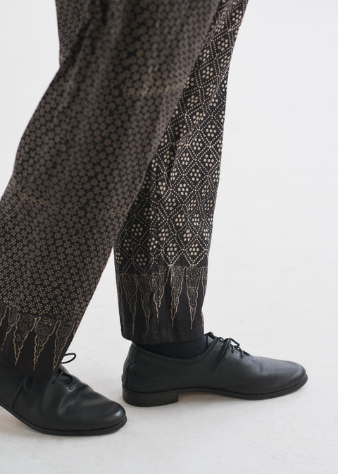 Ajrakh dyed sarouel pants
