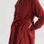 Ajrakh dyed soni dress with sheeta dot pattern