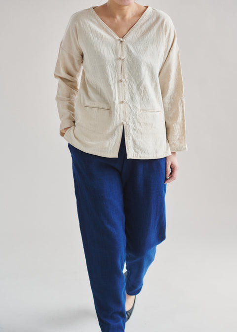 THRIFT / アンバーチャルカカラコットン キントップス Mサイズ